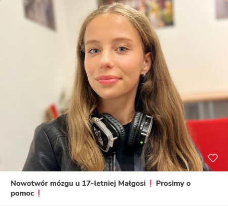 Pomóżmy Małgosi w pokonaniu choroby